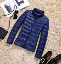 Load image into Gallery viewer, 2019 New Brand 90% White Duck Down Jacket Women Autumn Winter Warm Coat Lady Ultralight Duck Down Jacket Female Windproof Parka