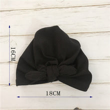 Load image into Gallery viewer, Knot Bow Baby Headbands Toddler Headwraps 6m-18m Baby Turban Hats Babes Caps