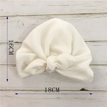 Load image into Gallery viewer, Knot Bow Baby Headbands Toddler Headwraps 6m-18m Baby Turban Hats Babes Caps