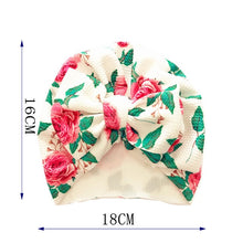 Load image into Gallery viewer, Knot Bow Baby Headbands Toddler Headwraps 6m-18m Baby Turban Hats Babes Caps