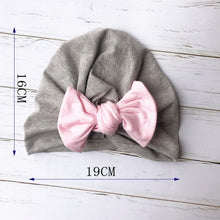 Load image into Gallery viewer, Knot Bow Baby Headbands Toddler Headwraps 6m-18m Baby Turban Hats Babes Caps