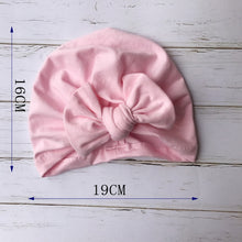 Load image into Gallery viewer, Knot Bow Baby Headbands Toddler Headwraps 6m-18m Baby Turban Hats Babes Caps