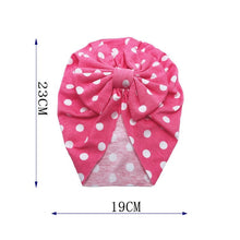 Load image into Gallery viewer, Knot Bow Baby Headbands Toddler Headwraps 6m-18m Baby Turban Hats Babes Caps