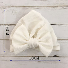 Load image into Gallery viewer, Knot Bow Baby Headbands Toddler Headwraps 6m-18m Baby Turban Hats Babes Caps