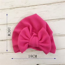 Load image into Gallery viewer, Knot Bow Baby Headbands Toddler Headwraps 6m-18m Baby Turban Hats Babes Caps