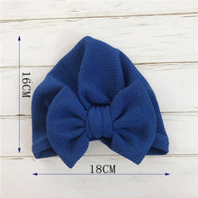 Load image into Gallery viewer, Knot Bow Baby Headbands Toddler Headwraps 6m-18m Baby Turban Hats Babes Caps