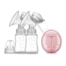 Load image into Gallery viewer, Double Bilateral Electric Breast Pump Milker Suction Large Automatic Massage Postpartum Milk Maker Bebes Accesorios