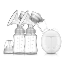 Load image into Gallery viewer, Double Bilateral Electric Breast Pump Milker Suction Large Automatic Massage Postpartum Milk Maker Bebes Accesorios