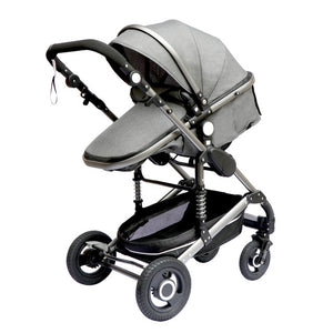 Luxurious Baby Stroller 3 in 1 Portable Travel Baby Carriage Folding Prams Aluminum Frame High Landscape Car for Newborn Baby