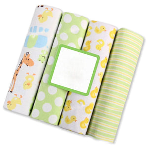 4Pcs/Lot Muslin 100% Cotton Baby Bed Sheet Baby Swaddles Soft Newborns Blankets Blankets Muslin Diapers Swaddle Bed Wrap Sheet