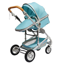 Load image into Gallery viewer, Luxurious Baby Stroller 3 in 1 Portable Travel Baby Carriage Folding Prams Aluminum Frame High Landscape Car for Newborn Baby