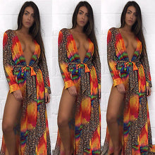 Load image into Gallery viewer, Sexy Beach Cover Up Women Dress Tunic Pareos Ladies Kaftan Robe Cover-up Woman Beach Wear Swimsuit