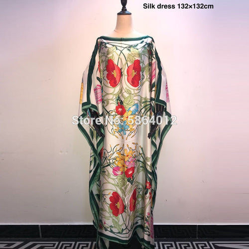 winyi Retro Floral Print Lady Long Dress Elegant Beach Belt Sexy  Appearance Print Long Jacket Bohemian Dress Lady Vestidos