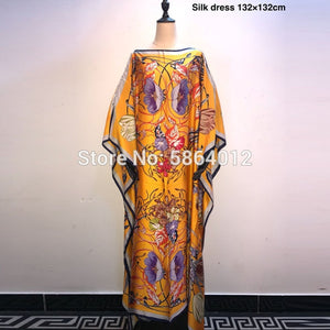 winyi Retro Floral Print Lady Long Dress Elegant Beach Belt Sexy  Appearance Print Long Jacket Bohemian Dress Lady Vestidos