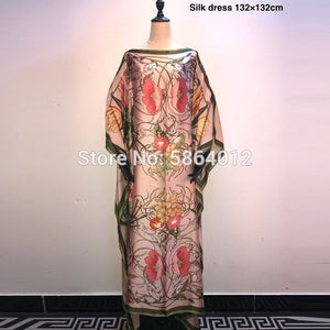 winyi Retro Floral Print Lady Long Dress Elegant Beach Belt Sexy  Appearance Print Long Jacket Bohemian Dress Lady Vestidos