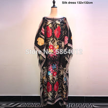 Load image into Gallery viewer, winyi Retro Floral Print Lady Long Dress Elegant Beach Belt Sexy  Appearance Print Long Jacket Bohemian Dress Lady Vestidos