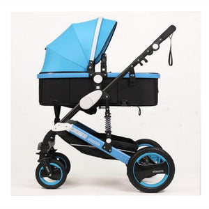 Wisesonle baby stroller 2 in 1 stroller lying or dampening folding light weight two-sided child four seasons Russia free shippin