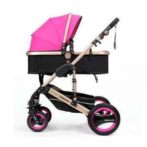 Wisesonle baby stroller 2 in 1 stroller lying or dampening folding light weight two-sided child four seasons Russia free shippin