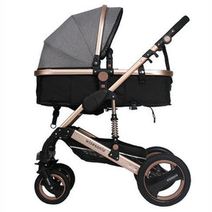 Wisesonle baby stroller 2 in 1 stroller lying or dampening folding light weight two-sided child four seasons Russia free shippin